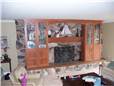 China cabinet/Mantel - stained poplar